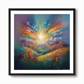 Sunrise Canvas Print Art Print