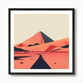 Desert Landscape 1 Art Print