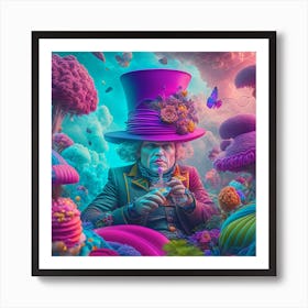 “The Glorious Hatter” Art Print