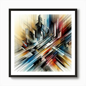 Busy City 2 Art Print