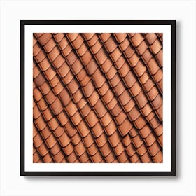 Tile Roof Art Print