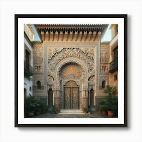 Doorway Of A Mosque40 Art Print