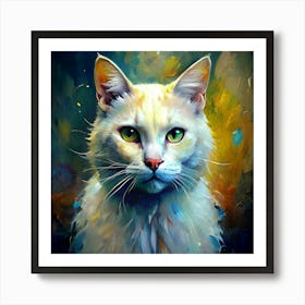 Portrait Of A Cat 1 Art Print