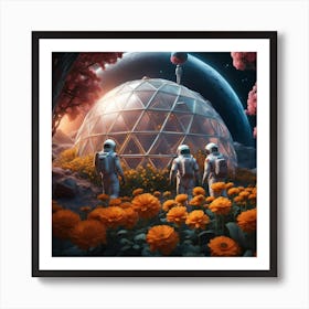 Space Dome Art Print