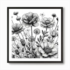 Wildflowers 13 Art Print