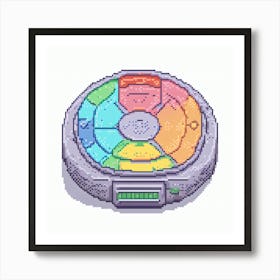 Pixel Art 21 Art Print