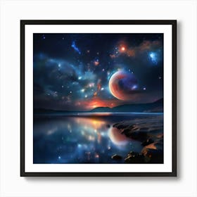 Night Sky With Stars Art Print