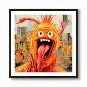 Monster Of A City Art Print