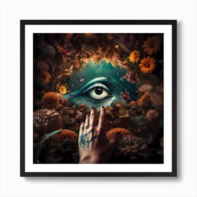 Popart Eye Upscayl 4x Realesrgan X4plus Anime Art Print