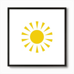 Cute sun printable art, sun print for Kids room, Sun poster, Kids playroom poster, Nursery sun wall art Downloadable file Art Print