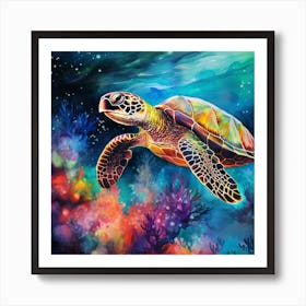 Sea Turtle 2 Art Print