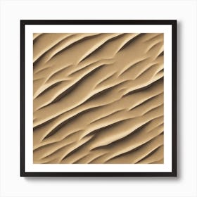 Sand Dune Texture Art Print