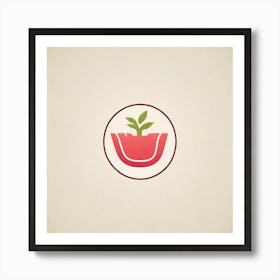 Flower In A Pot Art Print