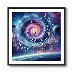 Music Of The Spheres Upscayl Art Print