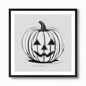 Halloween Pumpkin Art Print