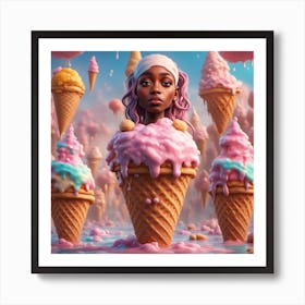 Ice Cream Cones 1 Affiche