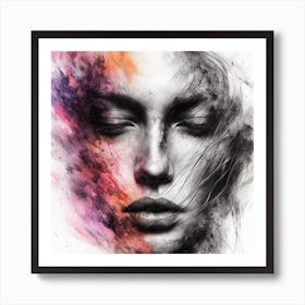 Portrait Of A Woman Art Print