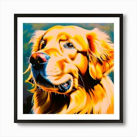 Golden Retreiver Art Print