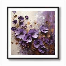 Violets 16 Art Print