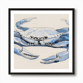 Blue Crab 4 Art Print