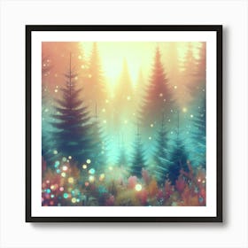 Fairy Forest 1 Art Print