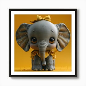 Little Elephant 1 Art Print