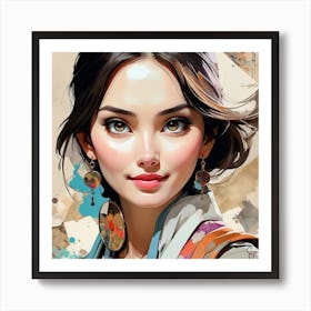 Chinese Girl 3 Art Print