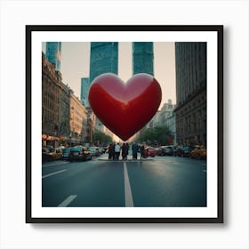 Heart Stock Videos & Royalty-Free Footage Art Print