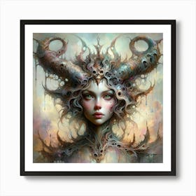 Demon Woman 4 Art Print