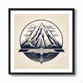 Mountain Range Art Print