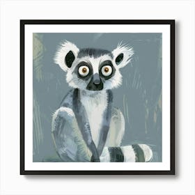 Lemur 10 Art Print