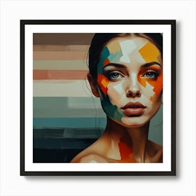 Female Abstract Wall Art Art Print