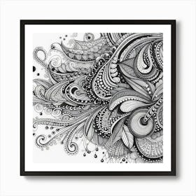 Doodle Art 2 Art Print