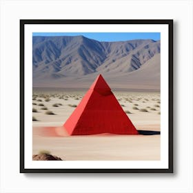 Piramide Roja Art Print