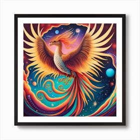 Phoenix Dragon 3 Art Print