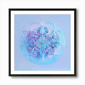 Fractal Flower Art Print