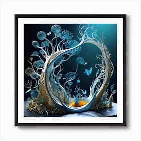 Circle Of Trees Art Print