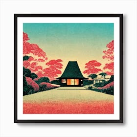 Serenity Square Art Print