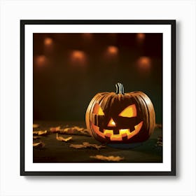 Halloween Pumpkin Art Print