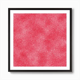 Rose Pink Glitter Art Print