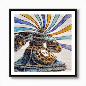 Telephone Art Print