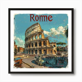 Rome - Colosseum Art Print