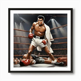 Muhammed Ali Art Print