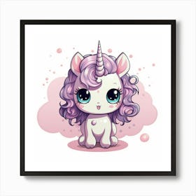 Cute Unicorn 231 Art Print