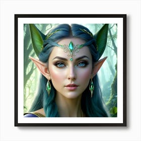 Elf Beauty Art Print