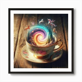 Tea Art 255 Art Print