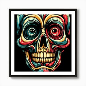 Skull Of The Day 2 Art Print