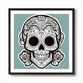 Sugar Skull 3 Art Print