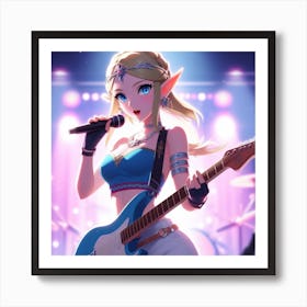 Zelda singing Affiche