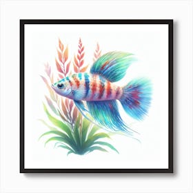 Aquarium fish 6 Art Print